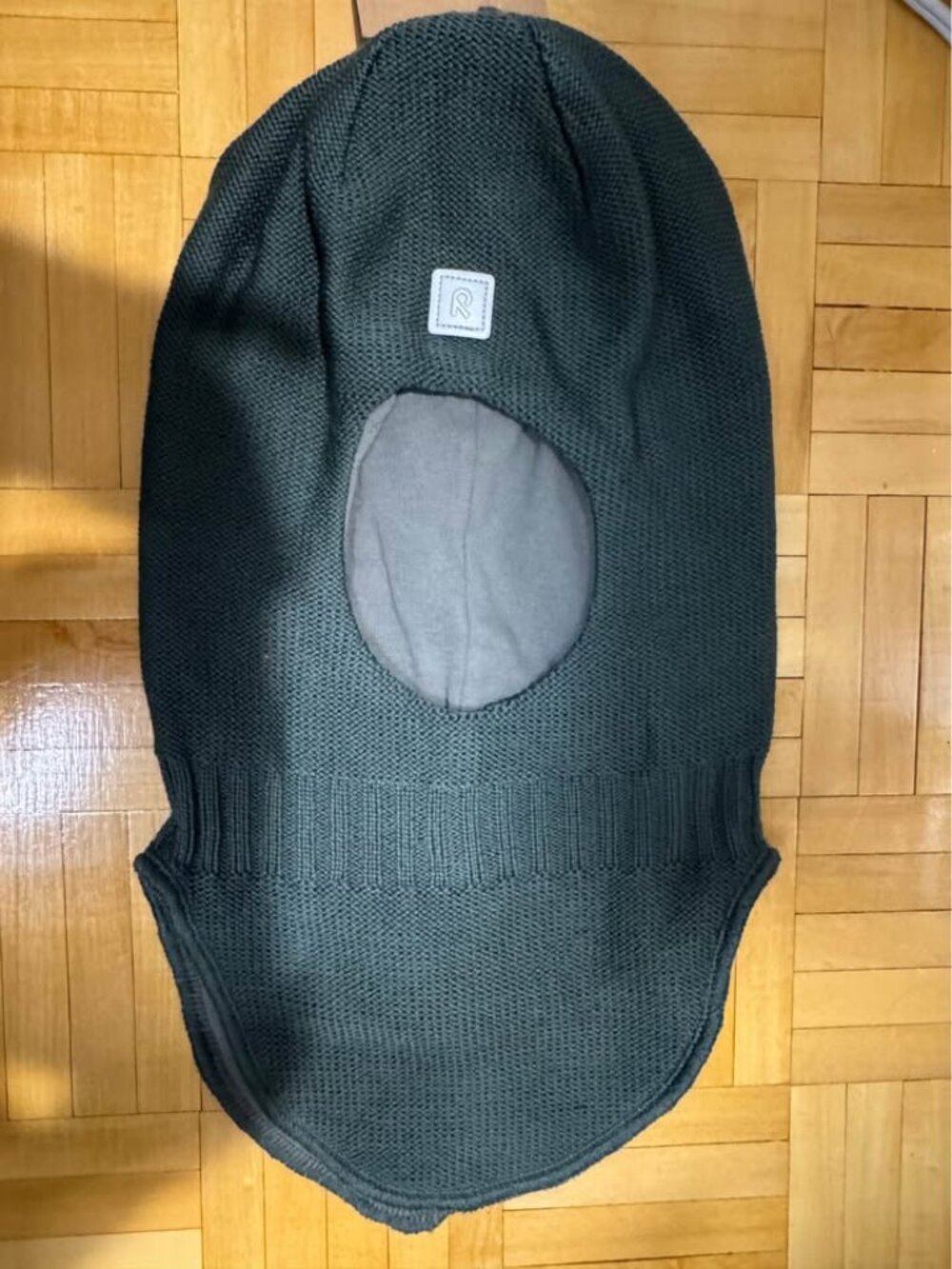 Reima Starrie green Cotton-Lined Merino Wool Balaclava size 3-4 years (50 cm)